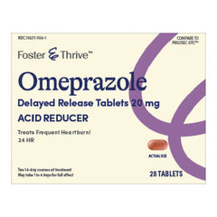 OMEPRAZOLE, TAB FT 20MG (28/BX)