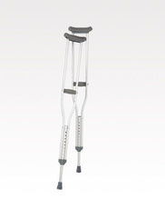 CRUTCHES, ALUM W/PUSH BUTTON TALL