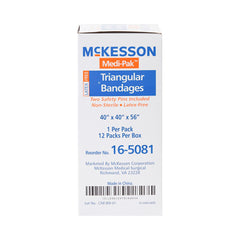 BANDAGE, TRIANGULAR LF 40"X40"X56" (12/BX 6BX/CS)