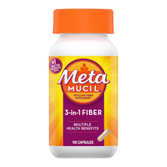 METAMUCIL FIBER, CAP 0.4GM (100/BT)