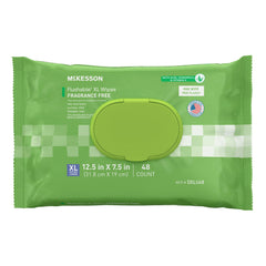 WIPE, WET FLUSHABLE XL UNSCNTDSFT PK W/LID (48/PK 12PK/CS)