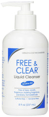 CLEANSER, FREE & CLEAR LIQ 8OZ