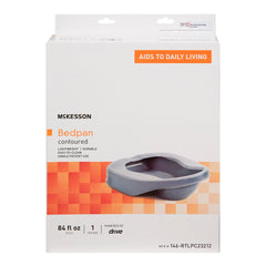 BEDPAN, CONTOURED LIGHT WEIGHT84OZ (6EA/CS)