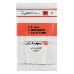 BAG, BIOHAZ 6X9" W/ABSORB PAD (1000/CS)