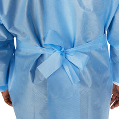 GOWN, ISO SMS NR BLU XLG (10/BG 6BG/CS)