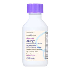 LORATADINE, SYRP FT CHILDRENS ALLERGY SUG/FREE GRAPE 4OZ