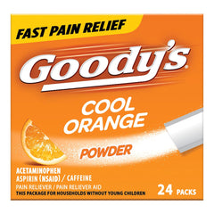 GOODYS HEADACHE, PDR COOL ORANGE (24/EA)