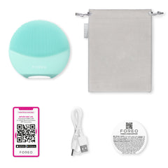 MASSAGER, FACE LUNA 4 MINI CLEANSER DUAL SIDED ARTIC BLU