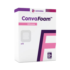 DRESSING, WOUND CONVAFOAM ADH SIL 10X10CM (10/BX)
