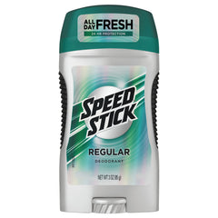 DEODORANT, SPEEDSTICK REGULAR 3OZ (12/CS)