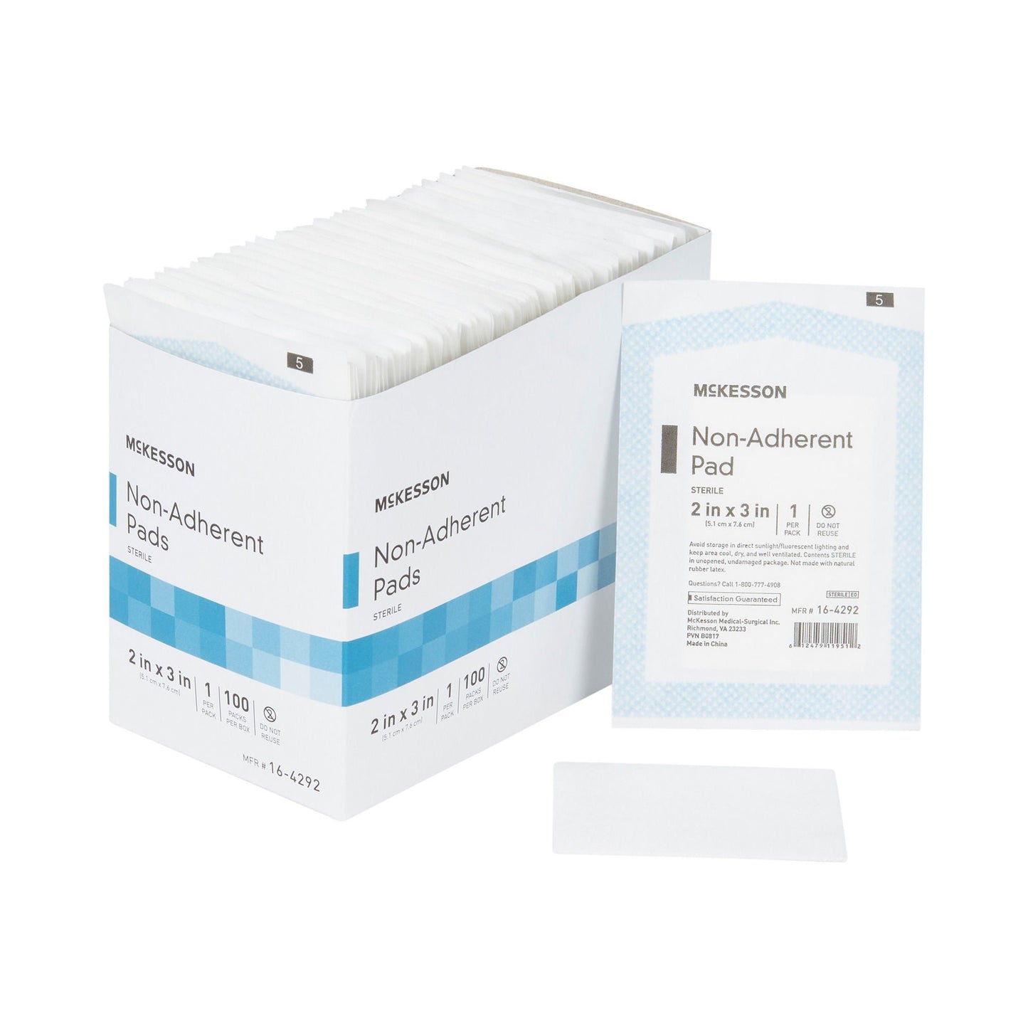 DRESSING, N/ADHER STR 2X3 LF (100/BX)
