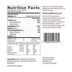 ENTERAL FEEDING, SALMON/OATS &SQUASH (12/CS)