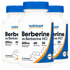 VITAMIN, CAP BERBERINE HCL 600MG (60/BT 12BT/CS)