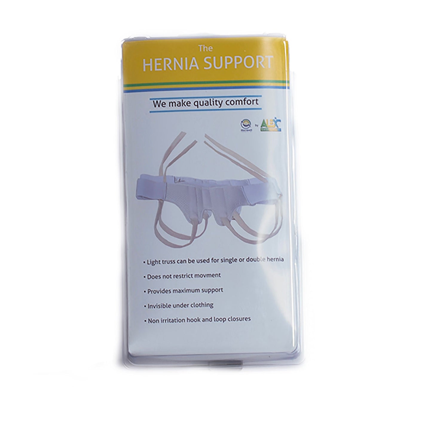 BELT, HERNIA SNGL/DBL VELC SM