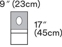 DRAPE, APERTURE W/POUCH (10/BX) 3M