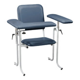 CHAIR, BLD DRWNG FLIP-ARM UPHOL BLU