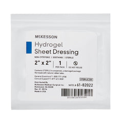 DRESSING, HYDROGEL SHEET STR LF 2X2 (10/BX 4BX/CS)