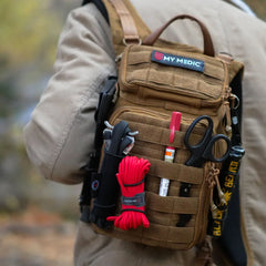 FIRST AID KIT, RECON PRO 250PCNYLON BAG RED 12.5X8.5X7.25"