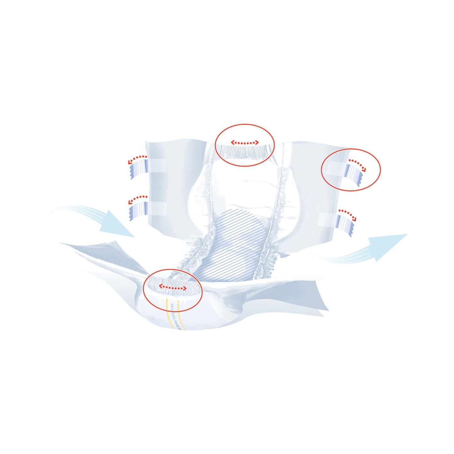 BRIEF, INCONT SENI SUPER PLUS MED 30"-43" (25/PK 3PK/CS)