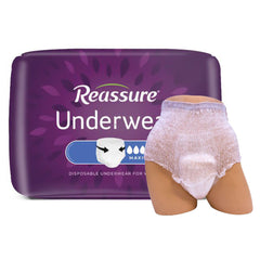 Reassure® Maximum Absorbent Underwear, Women, Medium – Heavy Absorbency, Medium