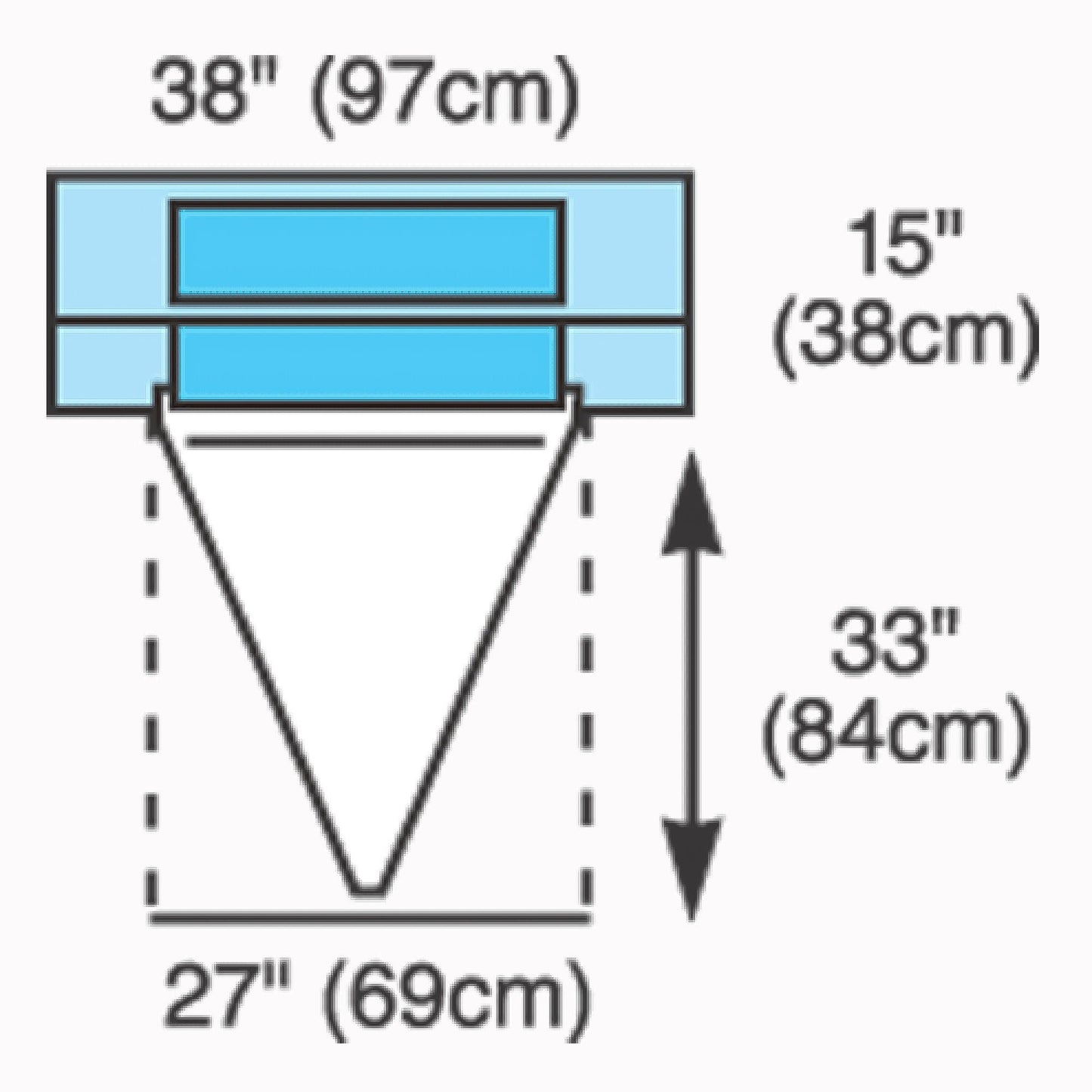 DRAPE, UNDER BUTTOCKS LAMIN (40/CS)8483B