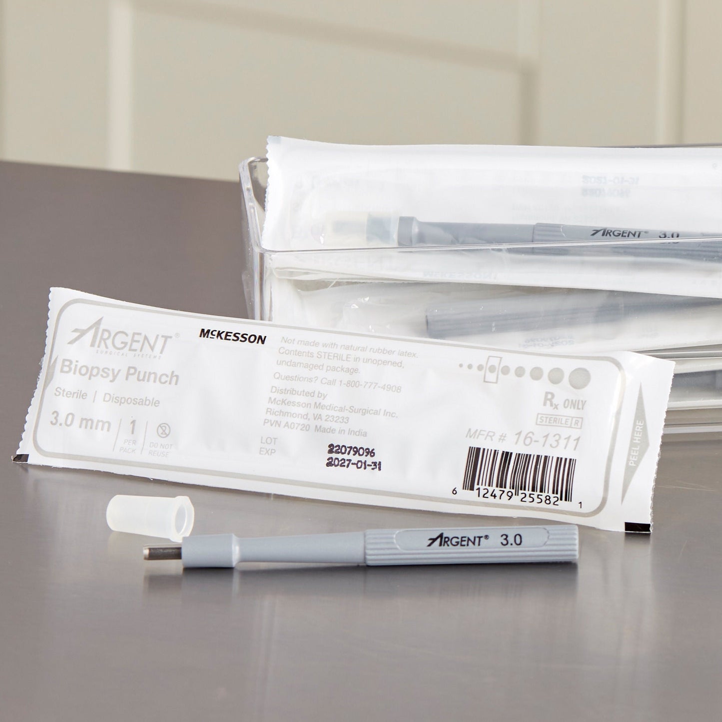 PUNCH, BIOPSY DISP STR 3MM (25BX 4BX/CS)