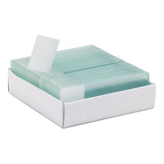 SLIDE, LAB COLORVIEW CLIPPED CORNER SF WHT (144/GR)