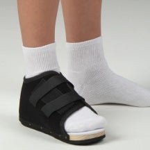 SHOE, POST-OP NYLON RUBBER HOOK LOOP ML LG