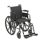 WHEELCHAIR, LIGHTWEIGHT CRUISER III 18" 300LB CAP
