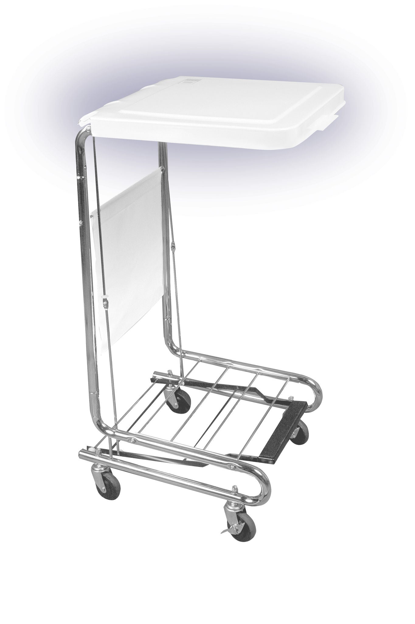 HAMPER, STAND WHT