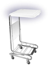 HAMPER, STAND WHT
