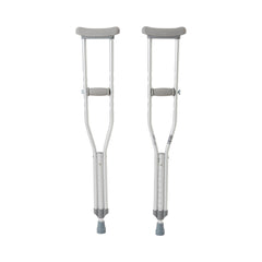 CRUTCH, ALUM PSH-BTN ADJ YTH 350LB (8PR/CS)