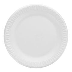 PLATE, STYRO PLAIN 9" (125/PK 4PK/CS) SALFLD