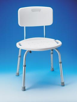 BATH & BENCH SEAT, W/ADJ BACK (3/CS) CAREXH