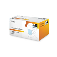 MASK, FACE PROC W/EARLOOP BLU (50/BX 6BX/CS)
