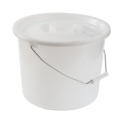 PAIL, COMMODE W/LID UNIV 12QT