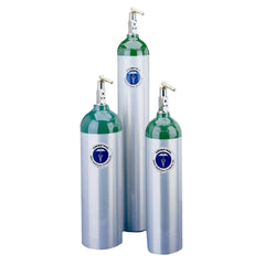 CYLINDER, OXYGEN E TOGGLE HANDLE VALVE ALLHLT