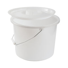 PAIL, COMMODE W/LID UNIV 12QT