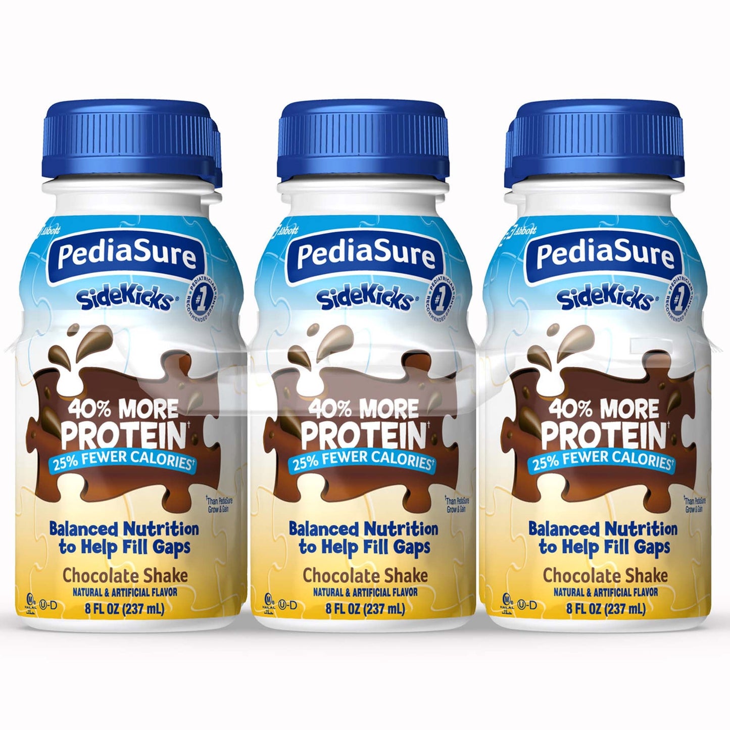 PEDIASURE, SIDEKICKS CHOCOLATE8OZ (6/PK 4PK/CS)