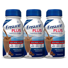 ENSURE PLUS, RTD CREAMY MILK CHOC 8OZ BTL (24/CS)