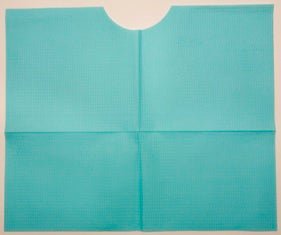BIB, T/P CUT OUT NECK XLG BLU ADLT 20X29 (500/CS)