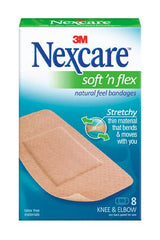 BANDAGE, ADH NEXCARE SOFT N FLEX 2"X4" (8/BX 24BX/CS)