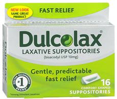 DULCOLAX, SUP (16/CT) EC
