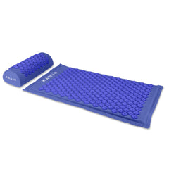 MAT SET, ACUPRESSURE KANJO MEMORY FOAM PERIWINKLE (9/CS)