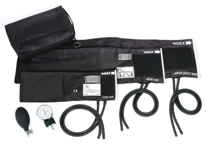 BP UNIT, 3-IN-1 W/CASE BLK