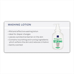 LOTION, WASHING RINSELESS/NO WATER SCENTED PUMP 500ML (6/CS)