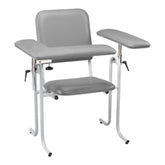 CHAIR, BLD DRWNG FLIP-ARM UPHOL GRY