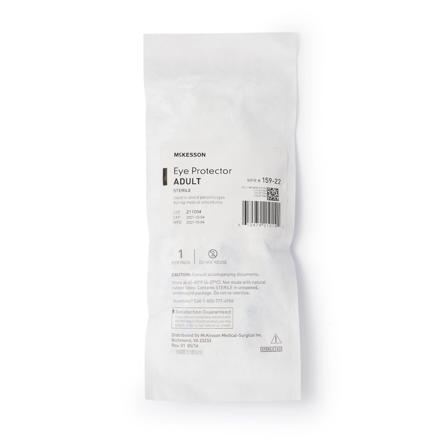 PROTECTOR, EYE FM STR ADLT (25/BX 6BX/CS)