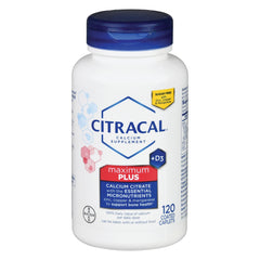 CITRACAL MAX, CAP VIT D 500 IUCAL 630MG (120/BT)