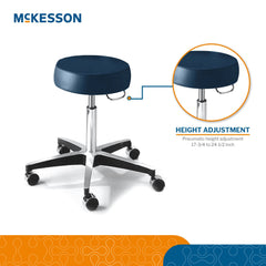 STOOL, EXAM PNEU 5LEG AGATE BLU